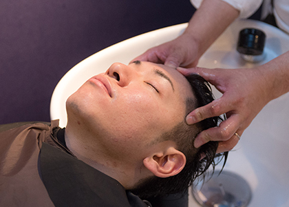 育毛など男性ならではのメニューも充実